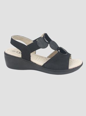 Sandalia Chalada Mujer Lupe-82 Negro Casual