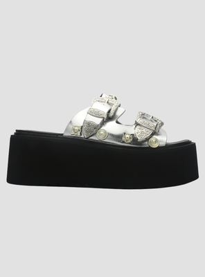 Sandalia de mujer Plateada Casual Chalada Way-20