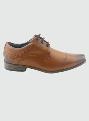 Zapato Ferracini Hombre 6065 Derby Café Casual