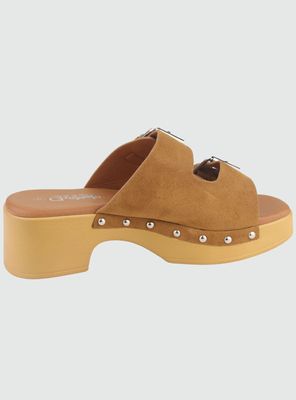 Sandalia Chalada Mujer Woodl-30 Camel Casual
