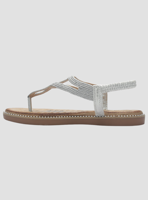 Imagen 2 del producto Sandalia de Mujer de color Plateado Casual Chalada Angui-1
