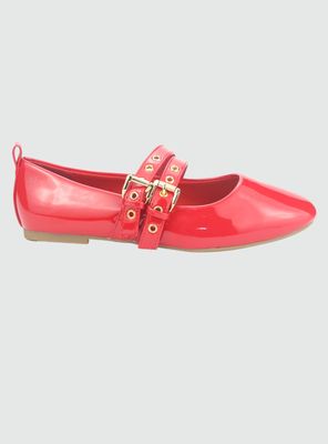 Ballerina Chalada Mujer Miu-3 Rojo Casual