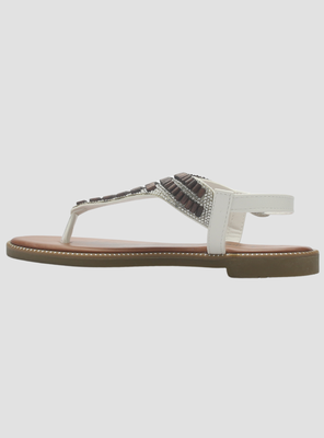 Imagen 2 del producto Sandalia de Mujer de color Blanco Casual Chalada Buckel-5