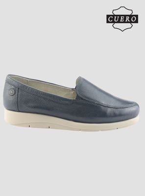Imagen 2 del producto Mocasin de Cuero Chalada Mujer Cira-1 Azul Casual