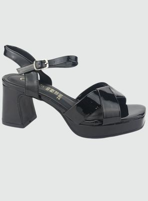 Sandalia Chalada Mujer Flora-1 Negro Casual