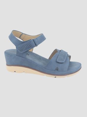 Sandalia Chalada Mujer Flick-1 Azul Plataforma