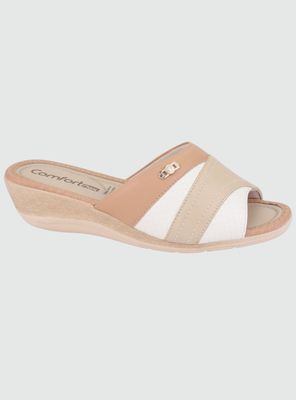 Sandalia Comfortflex Mujer 2296401 Beige Moda