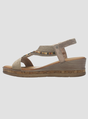 Imagen 2 del producto Sandalia de Mujer de color Beige Casual Chalada Molina-1