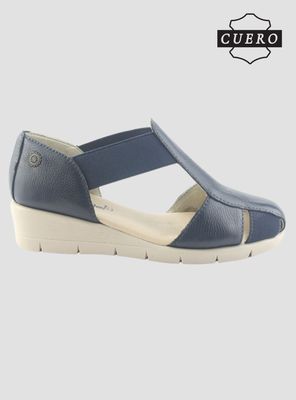 Imagen 2 del producto Sandalia de Cuero Chalada Mujer Calafate-3 Azul Casual