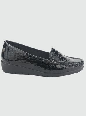 Mocasin Chalada Mujer Maya-1 Negro Casual