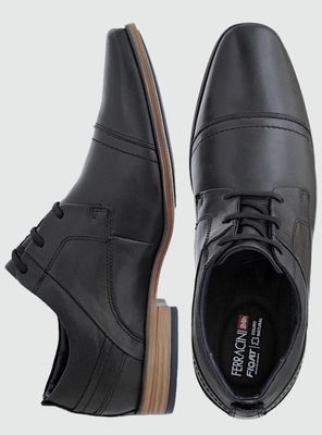 Imagen 2 del producto Zapato Ferracini Hombre 6065 Derby Negro Matte Casual