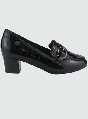 Mocasin Chalada Mujer Flexi-46 Negro Casual