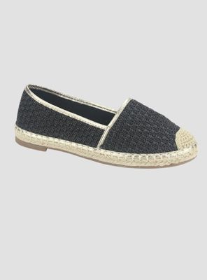 Ballerina Chalada Mujer Poetto-1 Negro Casual