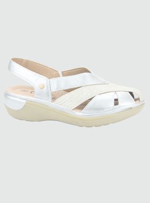 Sandalia Chalada Mujer Mestico-1 Plateado Casual