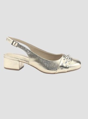 Zapato Via Marte Mujer 070-008-01 Dorado Casual
