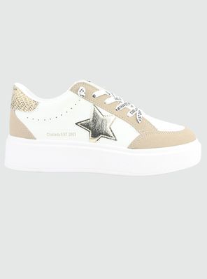 Zapatilla Chalada Mujer Candy-36 Blanco Urbano