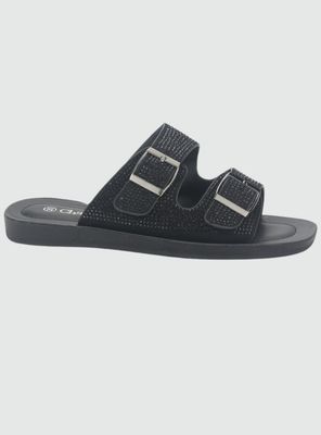 Sandalia Chalada Mujer Quanta-12 Negro Casual