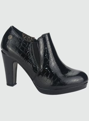Zapato Chalada Mujer Plataform25 Negro Casual