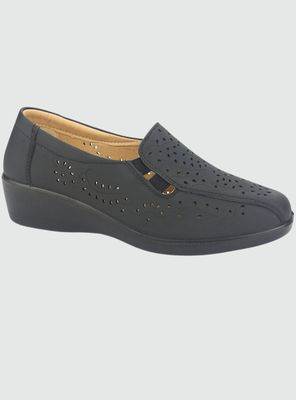 Mocasin Chalada Mujer Dina-1 Negro Casual