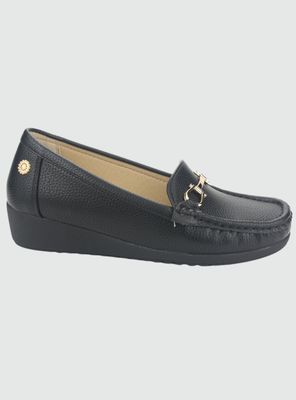 Mocasin Chalada Mujer Malu-2 Negro Casual