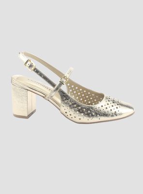 Zapato Via Marte Mujer 153-007-01 Dorado Casual