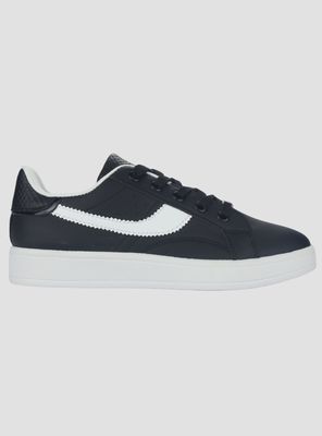 Zapatilla Mujer Chalada Pita-1 Negro/Blanco Urbano
