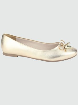 Zapato Via Marte Mujer 23-13003 Gold Casual