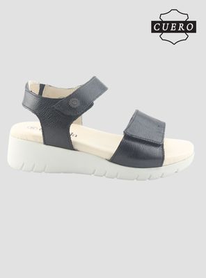 Imagen 2 del producto Sandalia de Cuero Chalada Mujer Raisa-2 Negro Casual