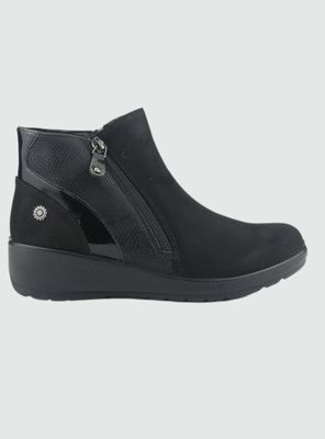 Botin Chalada Mujer Confort-5 Negro Casual