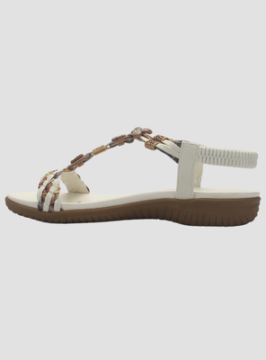 Imagen 2 del producto Sandalia de Mujer de color Blanco Casual Chalada Clara-11