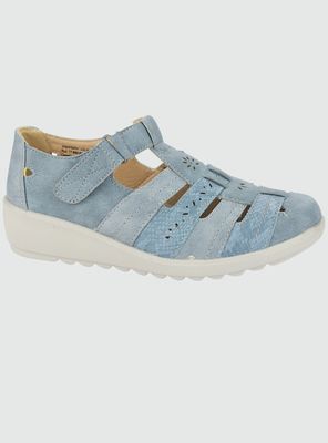 Mocasin Chalada Mujer Deza-2 Azul Casual