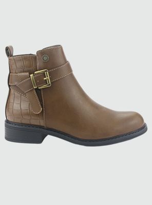 Botin Chalada Mujer Traffa-51 Taupe Casual