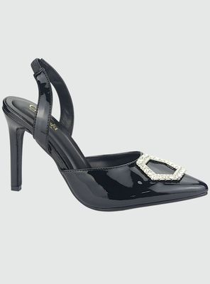 Zapato Chalada Mujer Cristal-4 Negro Casual