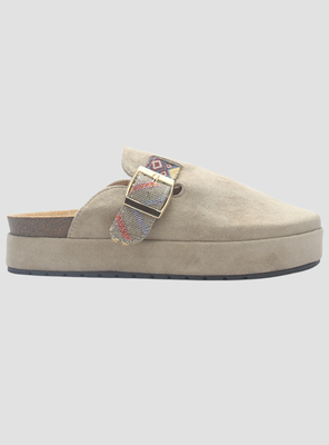 Zapato de mujer Taupe Casual Chalada Risco-3