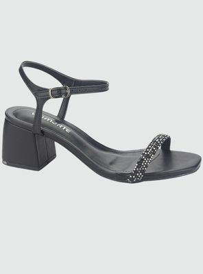 Sandalia Via Marte Mujer 23-9707 Preto Casual