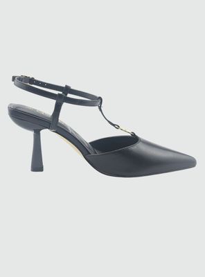 Zapato Negro de Mujer con Taco Rebi-2