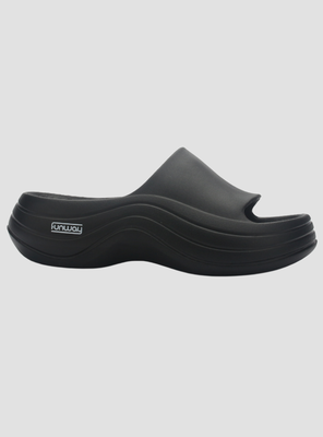 Sandalia de Mujer de color Negro Casual Funway Beach-35