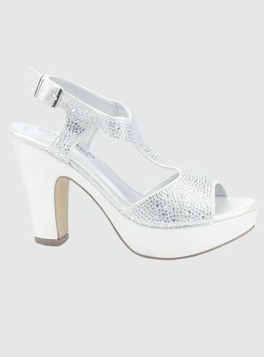 Sandalia Chalada Mujer Cosimo-26 Plateado Casual