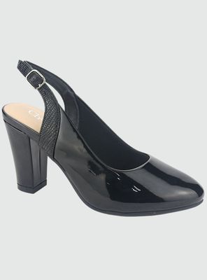 Zapato Chalada Mujer Cobna-7 Negro Casual