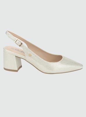Zapato Chalada Mujer Faiza-1 Dorado Casual