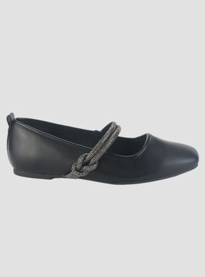 Zapato Chalada Mujer Corsa-1 Negro Casual