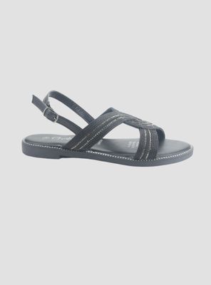 Sandalia Chalada Mujer Alki-10 Negro Casual