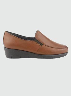 Zapato de Cuero Mujer Casual Café Calafate