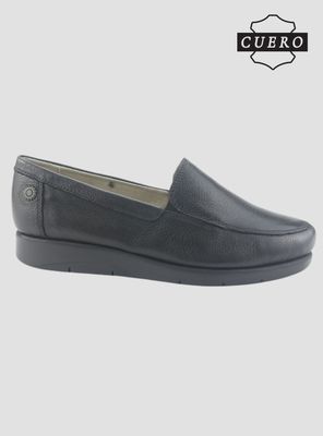 Imagen 2 del producto Mocasin de Cuero Chalada Mujer Cira-1 Negro Casual