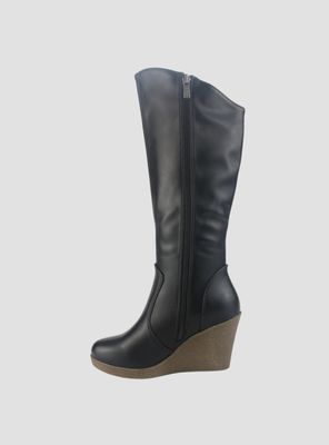 Imagen 2 del producto Bota Chalada Mujer Wedge-22 Negro Casual