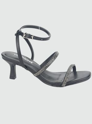 Sandalia Via Marte Mujer 23-18501 Preto Casual