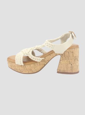 Imagen 2 del producto Sandalia Chalada Mujer Wike-1 Beige Plataforma