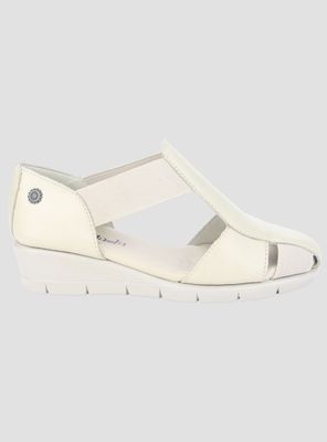 Sandalia de Cuero Chalada Mujer Calafate-3 Beige Casual