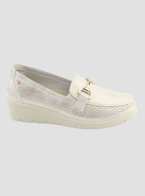 Mocasin Chalada Mujer Cona-2 Dorado Casual
