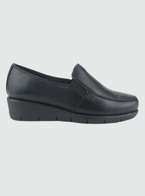 Zapato de Cuero Mujer Casual Negro Calafate
